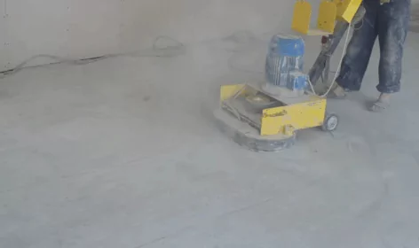Grinding concrete floor1